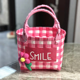 Bag Woven Bag Handbag Hand Collar Bag Beach Bag Vegetable Basket Woven Bag Female Tote Bag Wholesale Hand Gift Basket