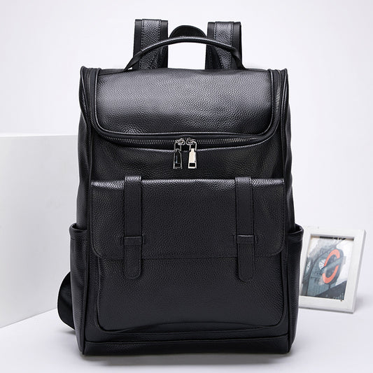 SOLVBAO 2025 popular New hot-selling business commuter computer bag leather fashion personalized backpack bag large capacity universal backpack