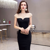 SOLVBAO Fishtail Evening Dress Banquet  New Fashion Elegant Graceful Toast Clothing Slim-Fit Long Host Annual Meeting Women