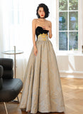 solvbao Simple Pretty A-line Sweetheart Long Party Dress, Sweetheart Floor Length Prom Dress