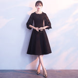 Black Evening Dress  New Birthday Banquet Party Small Dress Daily Style Banquet Dress Spring