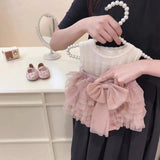 SOLVBAO Baby Girl Baby Bloomer with Skirt Summer New Fashionable Western Style Baby Girl Tutu Skirt Girl Princess Dress Convex Tulle Skirt