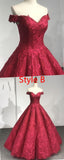 kamahe Gorgeous Pink Off The Shoulder Ball Gown Prom Dresses With Appliques