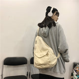 solvbao - Canvas Chest Bag Women Women Shoulder Messenger Bag Unisex Canvas Crossbody Bag Muliti Pocket Casual Women Bag