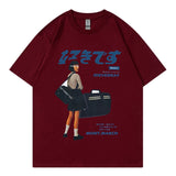 Solvbao Hip Hop Streetwear Y2k Tshirt Girl Japanese Kanji Print Oversized T Shirt Harajuku Summer Mens Short Cotton Sleeve Tops