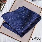 Solvbao Business Neck Scarf Men's Retro Scarf Men's Printing Scarf Small Square Men's Fall Suit Shirt Luxury Scarf Hiphop Men's Scarf