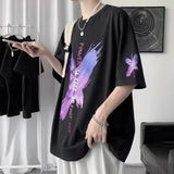 Solvbao  -  Men's Oversized T-shirts Loose Summer Y2k Tops Clothes Pure Cotton Streetwear Harajuku Short Sleeve Tee T Shirt Surprise Price