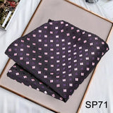 Solvbao Business Neck Scarf Men's Retro Scarf Men's Printing Scarf Small Square Men's Fall Suit Shirt Luxury Scarf Hiphop Men's Scarf