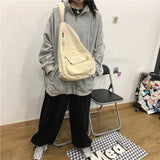 solvbao - Canvas Chest Bag Women Women Shoulder Messenger Bag Unisex Canvas Crossbody Bag Muliti Pocket Casual Women Bag