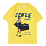 Solvbao Hip Hop Streetwear Y2k Tshirt Girl Japanese Kanji Print Oversized T Shirt Harajuku Summer Mens Short Cotton Sleeve Tops