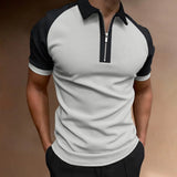 Solvbao  Men's Polo Shirts Short Sleeve T-Shirts Contrast New Summer Streetwear Casual Fashion Business Tops S-3XL