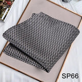 Solvbao Business Neck Scarf Men's Retro Scarf Men's Printing Scarf Small Square Men's Fall Suit Shirt Luxury Scarf Hiphop Men's Scarf