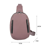 solvbao - Women Bag Chest Bag Women's New Korean Style Fashion Simple Crossbody Bag Ins Trendy Female Shoulder Bags Fashion Messenger Pack