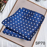 Solvbao Business Neck Scarf Men's Retro Scarf Men's Printing Scarf Small Square Men's Fall Suit Shirt Luxury Scarf Hiphop Men's Scarf