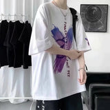 Solvbao  -  Men's Oversized T-shirts Loose Summer Y2k Tops Clothes Pure Cotton Streetwear Harajuku Short Sleeve Tee T Shirt Surprise Price