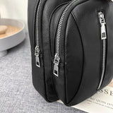 solvbao - Women Bag Retro Fashion Bag Female New Trend Messenger Simple Girl Chest Bag Lady Shoulder Bag Pure Color Crossbody Pack