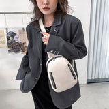 solvbao - Women Bag Chest Bag Women's New Korean Style Fashion Simple Crossbody Bag Ins Trendy Female Shoulder Bags Fashion Messenger Pack