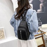 solvbao - Women Bag Retro Fashion Bag Female New Trend Messenger Simple Girl Chest Bag Lady Shoulder Bag Pure Color Crossbody Pack