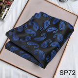 Solvbao Business Neck Scarf Men's Retro Scarf Men's Printing Scarf Small Square Men's Fall Suit Shirt Luxury Scarf Hiphop Men's Scarf