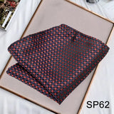 Solvbao Business Neck Scarf Men's Retro Scarf Men's Printing Scarf Small Square Men's Fall Suit Shirt Luxury Scarf Hiphop Men's Scarf