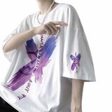 Solvbao  -  Men's Oversized T-shirts Loose Summer Y2k Tops Clothes Pure Cotton Streetwear Harajuku Short Sleeve Tee T Shirt Surprise Price