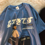 Solvbao Hip Hop Streetwear Y2k Tshirt Girl Japanese Kanji Print Oversized T Shirt Harajuku Summer Mens Short Cotton Sleeve Tops