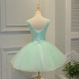 Solvbao Lovely Light Green Tulle Floral Teen Party Dresses, 16 Party Dresses, Girls Formal Dresses