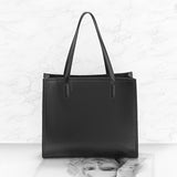 solvbao Trendy Casual Large Capacity Tote Bag, All-match Simple Solid Color Square Shoulder Bag, Perfect Underarm Bag For Commuting