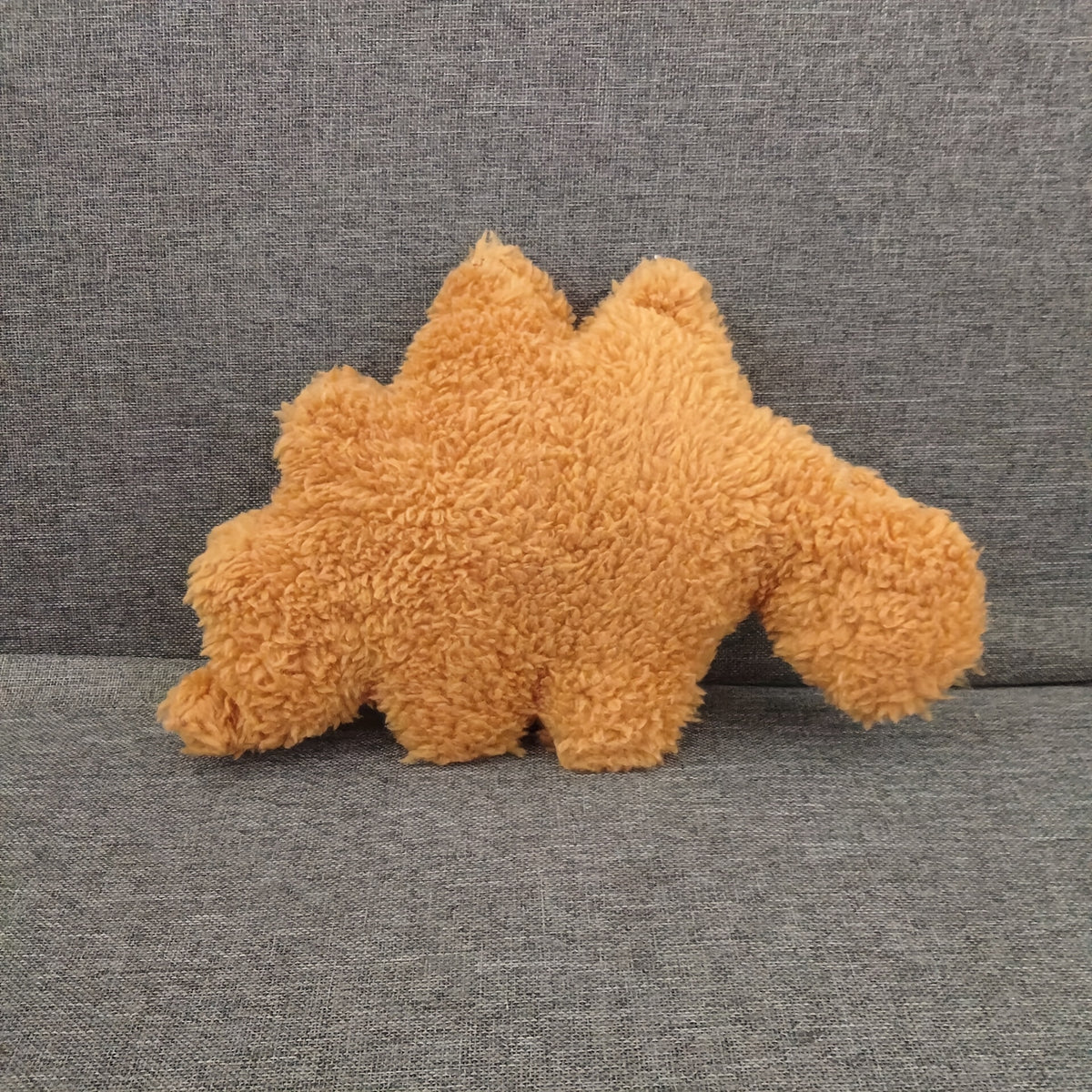 1pc Dinosaur & Nugget Shaped Plush Pillow Toy, Soft Polyester Stuffed Toy, Cushion, Throw Pillow, Decorative Figures, Home Decor