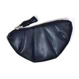 Trendy Croissant Zero Wallet, Waterproof Solid Color Coin Purse, Perfect Coin Bag For Daily Use