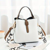 Wide Strap Top Handle Crossbody Bag, PU Leather Textured Satchel Bag Purse, Classic Fashion Versatile Shoulder Bag