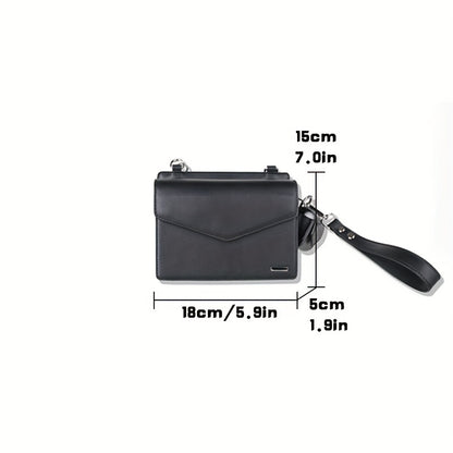 Casual Men's Bag Shoulder Crossbody Bag Leather Business Simple Fashion Casual Cowhide Straddle Backpack