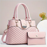 2pcs/set Fashion Top Handle Satchel, Elegant Crossbody Bag, Women's Casual Handbag, Shoulder Bag & Purse