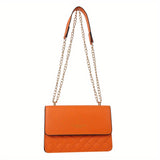 solvbao  Trendy Classic Square Shoulder Bag, All-Match Flap Chain Bag, Women's Crossbody Bag