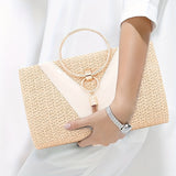 Stylish Chain Shoulder Bag, Retro Tassel Decor Braided Handbag, Versatile Banquet Evening Party Clutch Purse