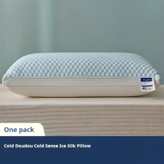 [Customer Favorite] Ultra-Soft Cooling Pillow for Neck & Spine Support - Breathable, Moisture-Wicking Sleep Aid with Ergonomic Design - Perfect for Bedroom & Living Room Decor