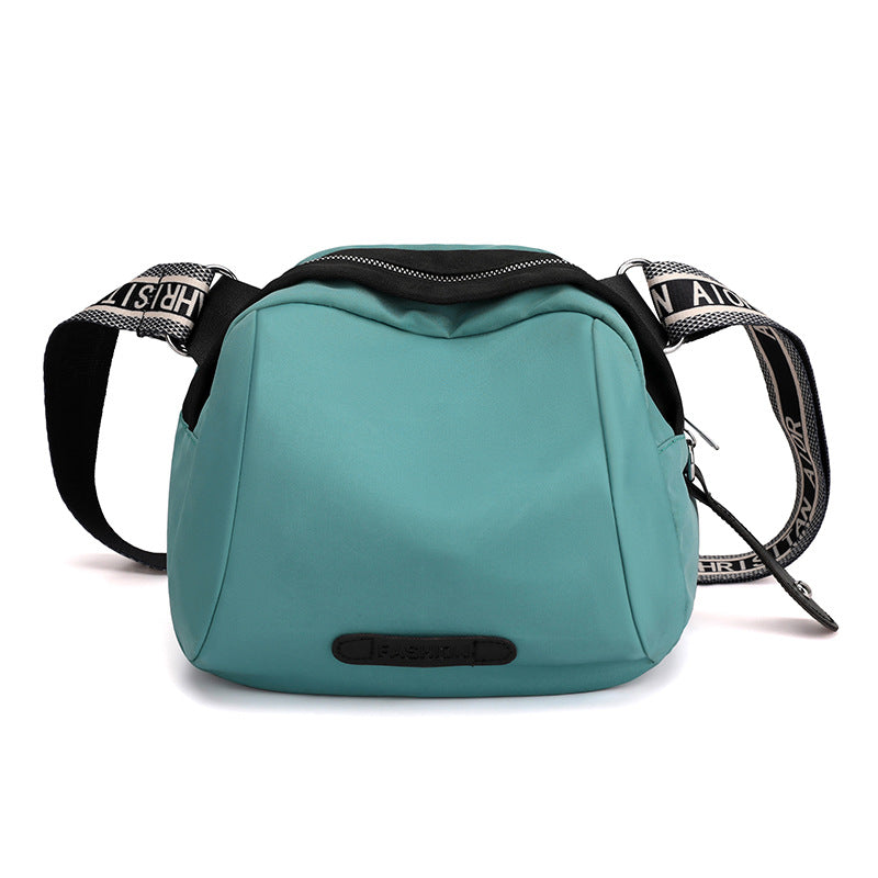 solvbao  Casual Simple Crossbody Bag, Lightweight Storage Bag With Zipper & Wide Strap, Trendy Bag