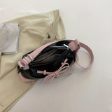 solvbao  Y2K Ribbon Drawstring Shoulder Bag, Sweet Cool Handbag, Trendy Underarm Bag For Women