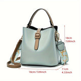 solvbao Mini Fashion Crossbody Bag, Trendy Shoulder Bucket Bag, Women's Casual Handbag & Purse