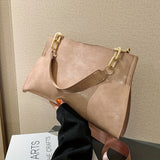 solvbao  Trendy Large Capacity Tote Bag, PU Leather Solid Color Crossbody Bag, Perfect Shoulder Bag For Commuting