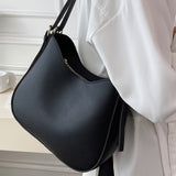 solvbao Minimalist Crossbody Hobo Bag, Simple Vegan Shoulder Bag, Women's Casual Handbag & Tote Purse