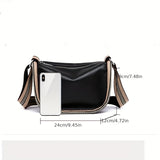 solvbao Retro Style Crossbody Bag, Vegan Leather Purse For Women, Fashion Shoulder Bag With Wide Strap