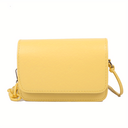 solvbao  Minimalist Solid Color Square Shoulder Bag, All-Match Flap Crossbody Bag, Trendy Purse