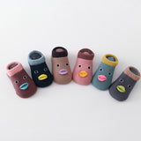 3/6pairs Baby Boys Girls Kids Thickened Terry Warm Socks, For Autumn Winter, Non-slip Indoor Grip Socks, Toddler Children's Socks