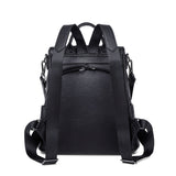 Women's Zipper Anti-theft Backpack, Fashion Shoulder Hand Bag With Removable Strap For Work