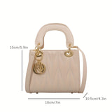 solvbao  Trendy Solid Color Elegant Crossbody Bag, Casual Versatile Luxury Design Shoulder Bag, Women's Handbag For Daily Use