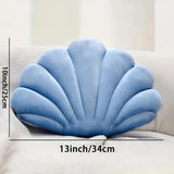 1pc, Shell Shaped Car Seat Pillow, Shell Shaped Throw Pillow, Sofa And Bed Decorative Pillow, Floor Cushion, Perfect Gift For Easter, St. Patrick's Day, Ramadan Gifts