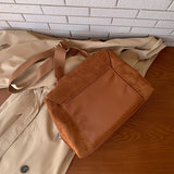 Vintage Winter Crossbody Bag, Retro Flap Messenger Bag, Women's Casual Handbag & Shoulder Purse