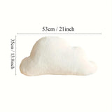 1pc Plush Cloud-Shaped Pillow - Ultra Soft, Cuddly, and Ergonomic Design for Comfortable Sleeping, Relaxing, and Lounging on Bed, Sofa, and Chair - Perfect Gift Idea for Friends and Family