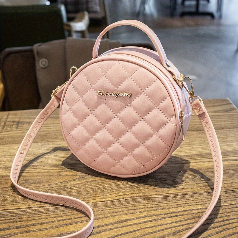 solvbao Girls Elegant Rhombus Embossed Portable Crossbody Bag Decorative Accessories For Party Holiday Gift For Friends